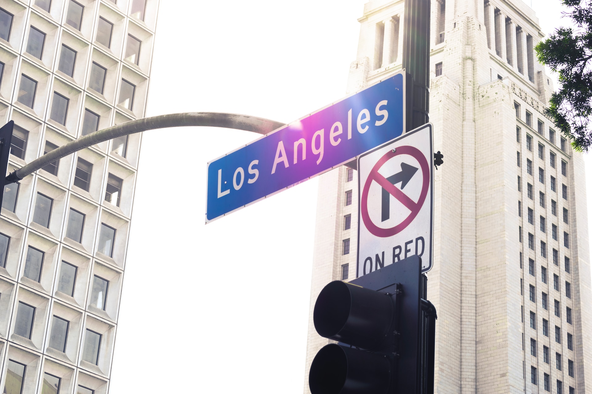 LA traffic sign