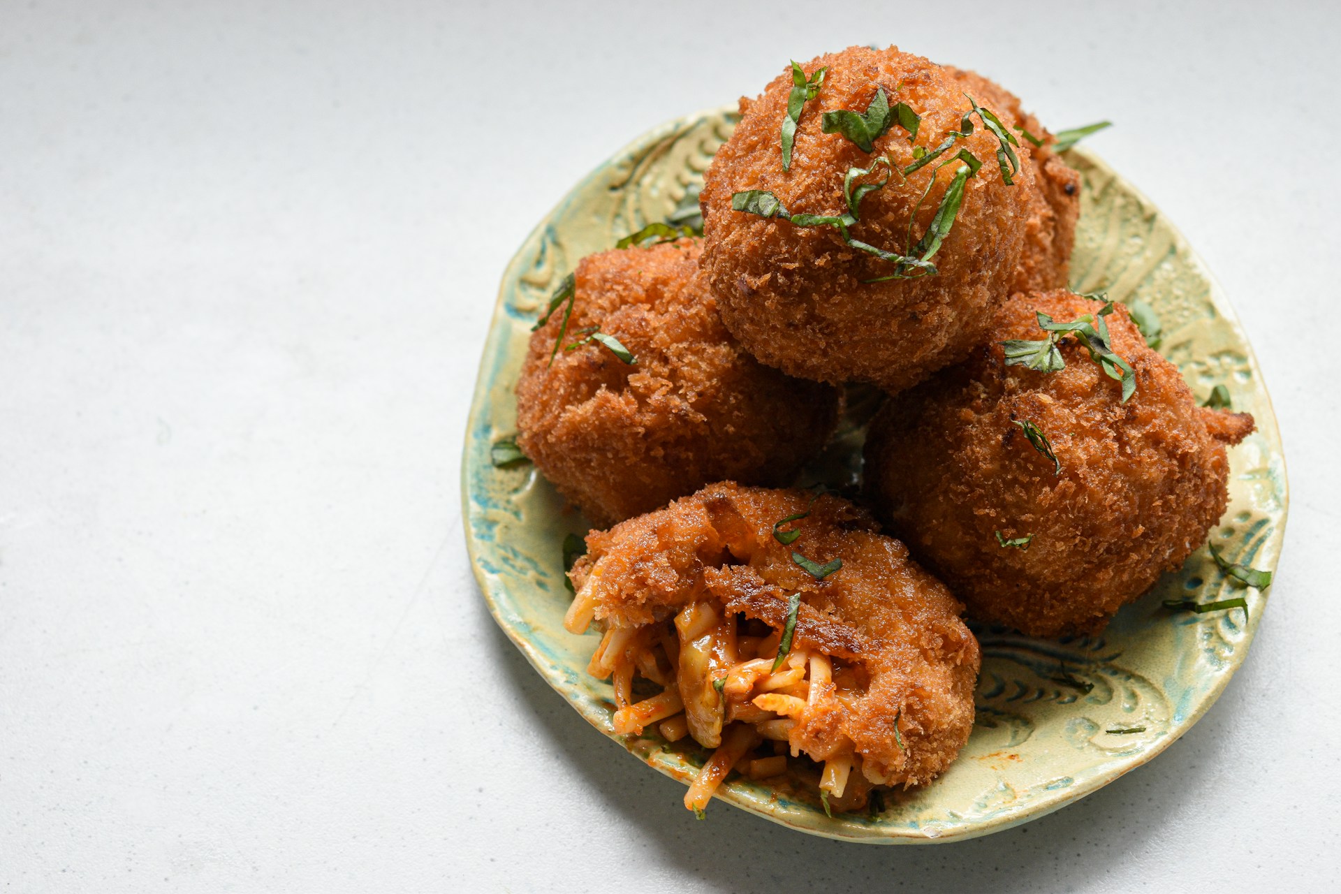 Spaghetti Arancini Balls from Deeliver
