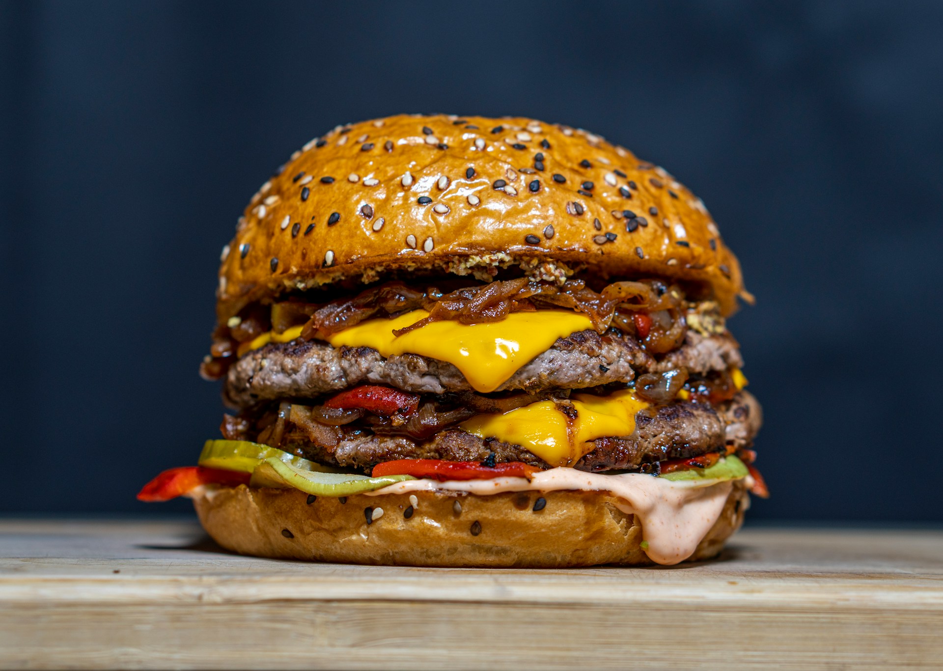double patty cheeseburger
