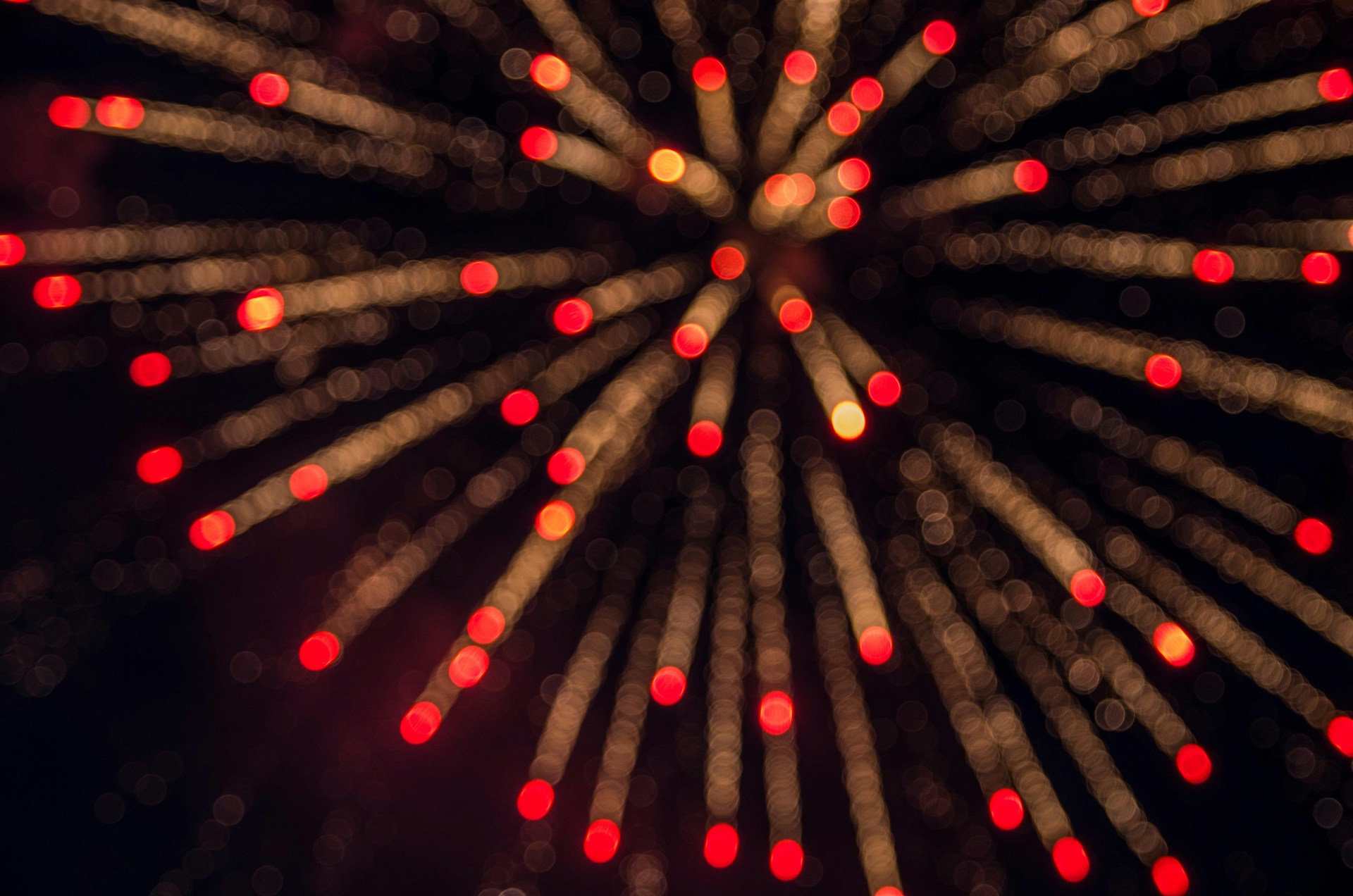 Bokeh Fireworks, Winnemac, Chicago, United States