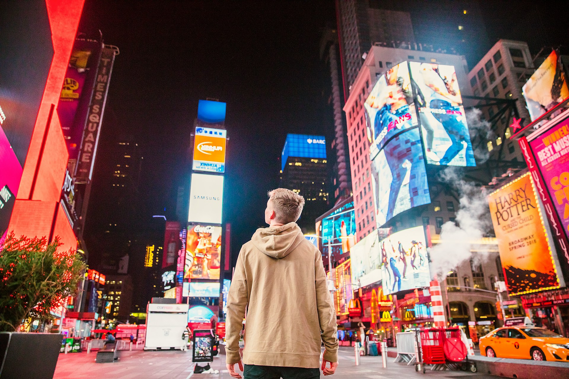 Times Square at night, New York