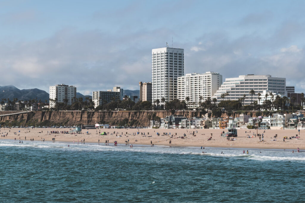 A beach in Los Angeles (LA)